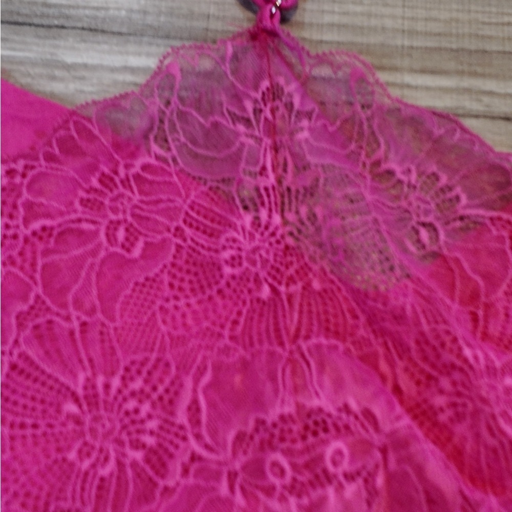 Victoria’s Secret Modal Lace Racerback Mini Slip Size M - Soft Cozy Minimal NWT - Picture 5 of 13
